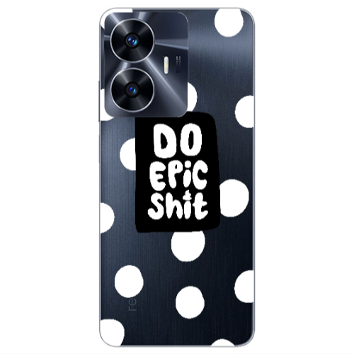 Realme Note 50 Do Epic Shit Transparent Silicone TPU Θήκη