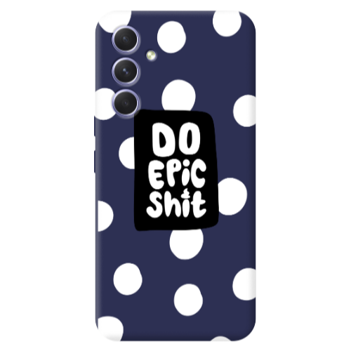Samsung A36 Do Epic Shit Dark blue Colored Silicone TPU Θήκη
