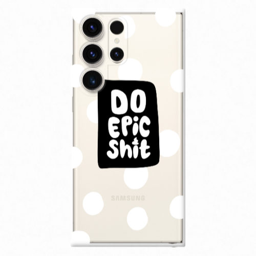 Samsung S25 Ultra Do Epic Shit Transparent Silicone TPU Θήκη