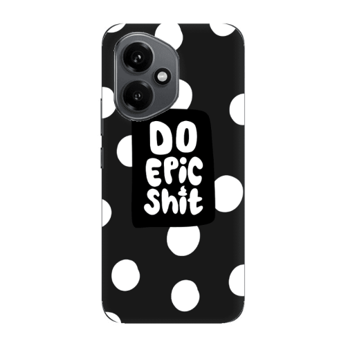 Honor Magic 400 Do Epic Shit Black Colored Silicone TPU Θήκη
