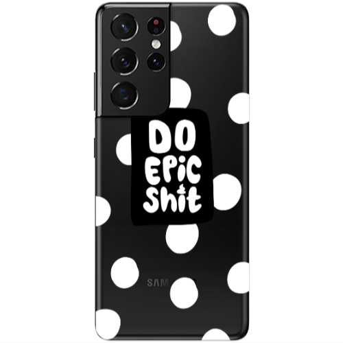 Samsung S21 Ultra Do Epic Shit Transparent Silicone TPU Θήκη