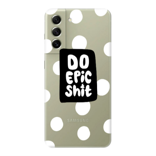 Samsung S22 Do Epic Shit Transparent Silicone TPU Θήκη