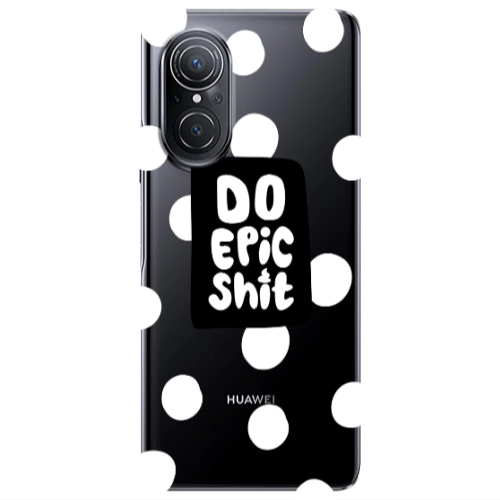 Huawei Nova 9 SE Do Epic Shit Transparent Silicone TPU Θήκη