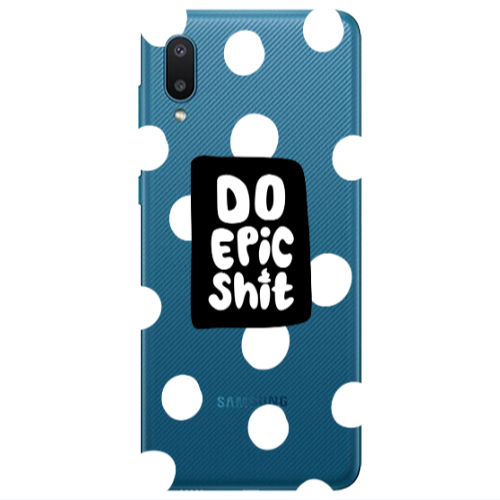 Samsung A02 Do Epic Shit Transparent Silicone TPU Θήκη