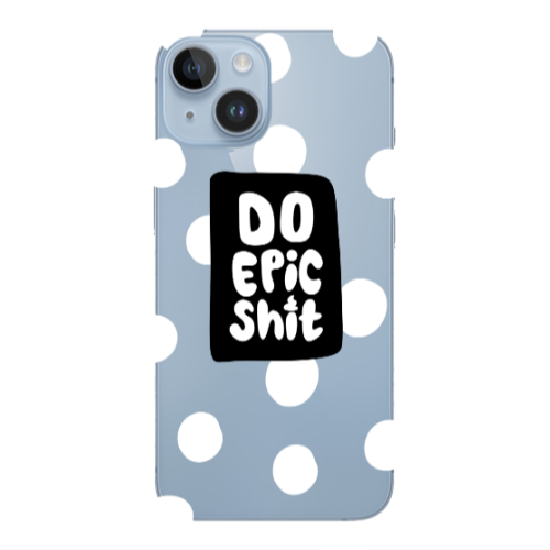 Apple iPhone 14  Do Epic Shit Transparent Silicone TPU Θήκη