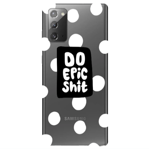 Samsung Note 20 Do Epic Shit Transparent Silicone TPU Θήκη