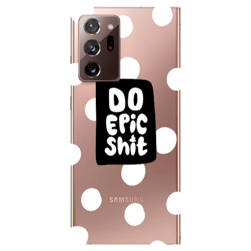 Samsung Note 20 Ultra Do Epic Shit Transparent Silicone TPU Θήκη