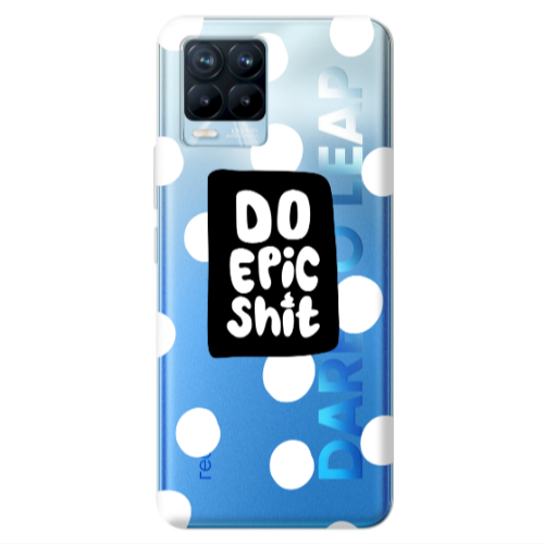 Realme 8 Pro Do Epic Shit Transparent Silicone TPU Θήκη