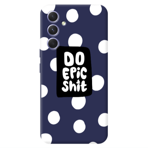 Samsung A54 Do Epic Shit Dark blue Colored Silicone TPU Θήκη
