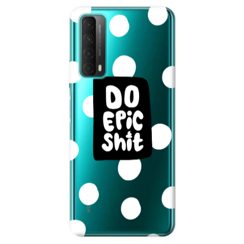 Huawei P Smart 2021 Do Epic Shit Transparent Silicone TPU Θήκη