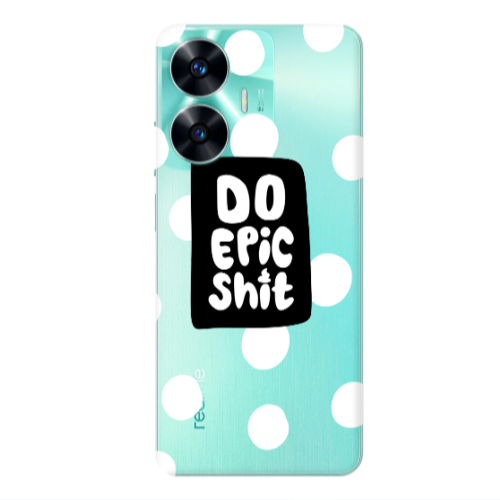 Realme C55 Do Epic Shit Transparent Silicone TPU Θήκη