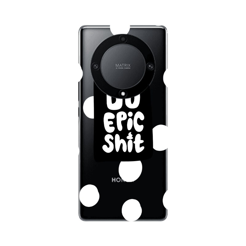 Honor Magic5 Lite 5G Do Epic Shit Transparent Silicone TPU Θήκη