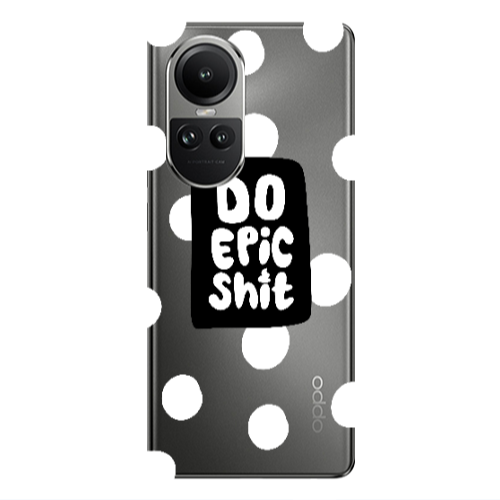 Oppo Reno10 5G Do Epic Shit Transparent Silicone TPU Θήκη
