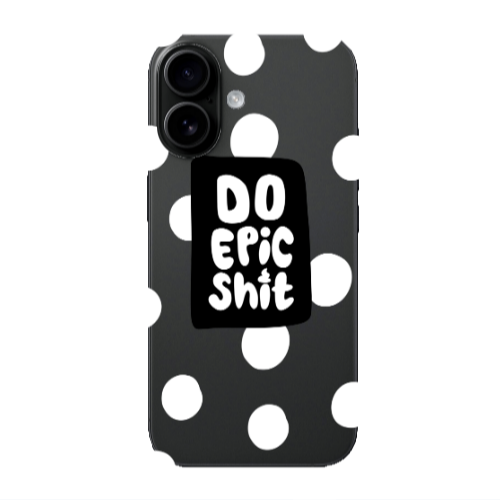 Apple Iphone 16 Do Epic Shit Transparent Silicone TPU Θήκη