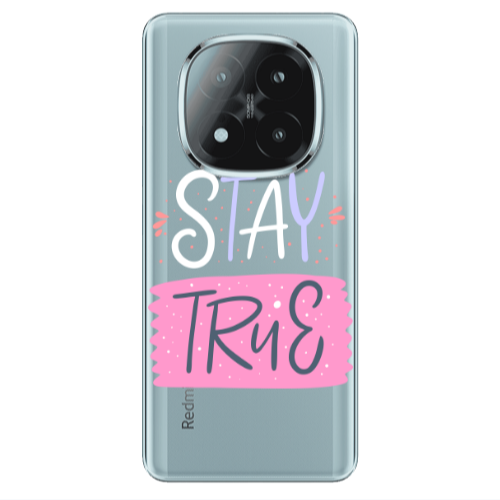 Xiaomi Redmi Note 14 Pro + 5g Stay True Transparent Silicone TPU Θήκη