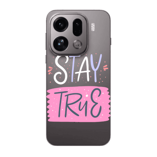 Oppo Find X9 Pro Stay True Transparent Silicone TPU Θήκη