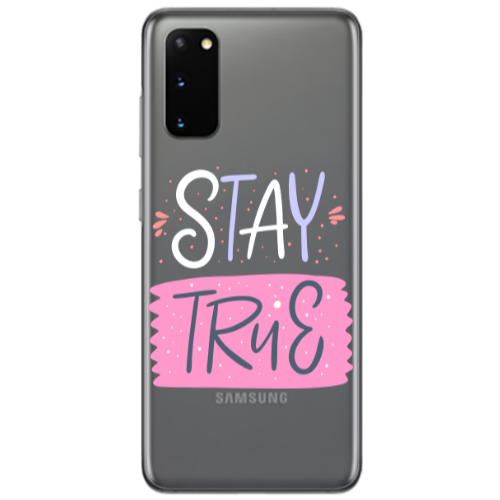 Samsung S20 Stay True Transparent Silicone TPU Θήκη