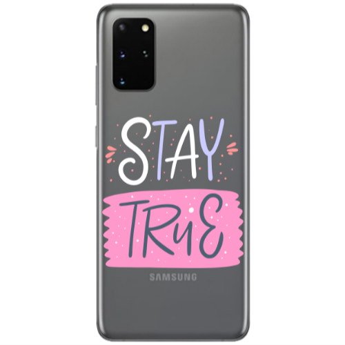 Samsung S20 Plus Stay True Transparent Silicone TPU Θήκη