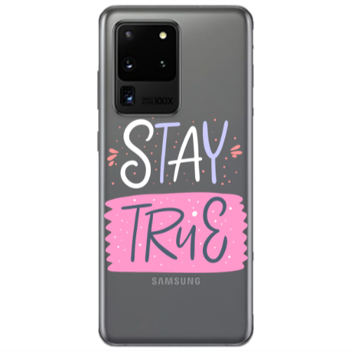 Samsung S20 Ultra Stay True Transparent Silicone TPU Θήκη