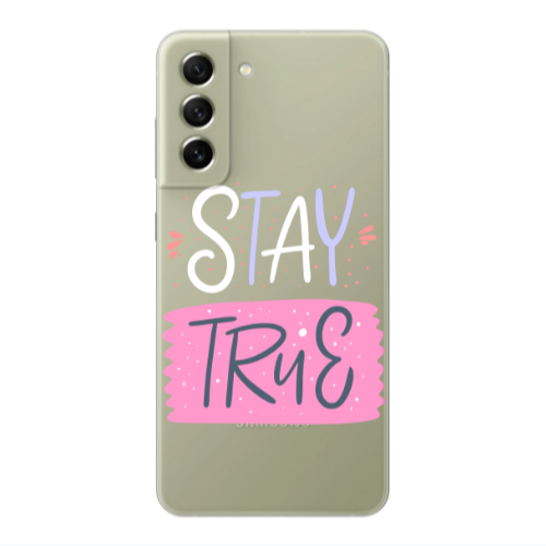 Samsung S21 Stay True Transparent Silicone TPU Θήκη