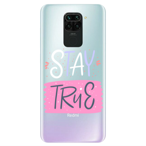 Xiaomi Redmi Note 9 Stay True Transparent Silicone TPU Θήκη
