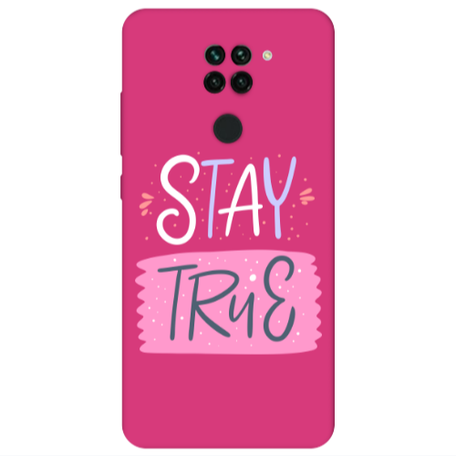 Xiaomi Redmi Note 9 Stay True Fuchsia Colored Silicone TPU Θήκη