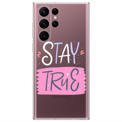 Samsung S22 Ultra Stay True Transparent Silicone TPU Θήκη