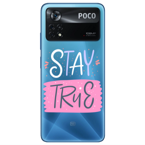 Xiaomi Poco X4 Pro Stay True Transparent Silicone TPU Θήκη