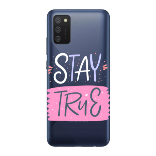 Samsung A03S Stay True Transparent Silicone TPU Θήκη