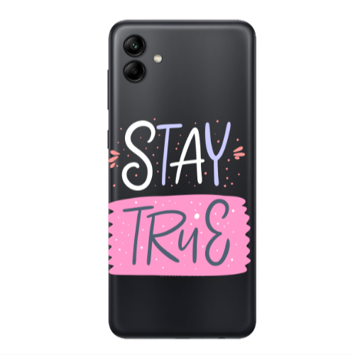 Samsung A04 Stay True Transparent Silicone TPU Θήκη