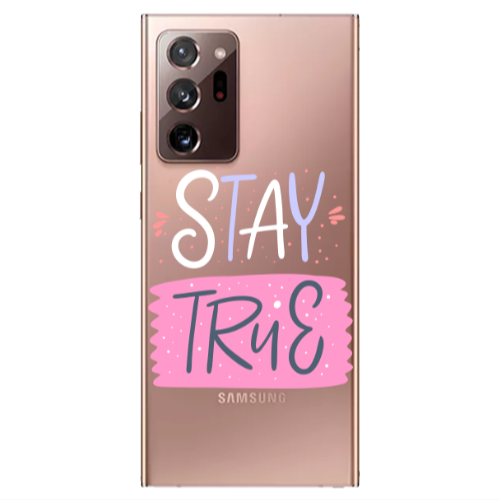 Samsung Note 20 Ultra Stay True Transparent Silicone TPU Θήκη