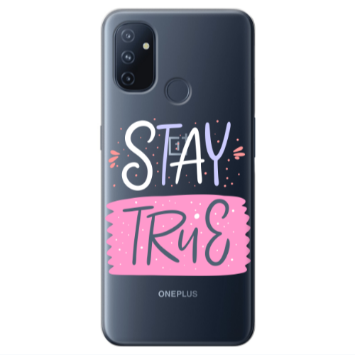 Oneplus Nord 100 Stay True Transparent Silicone TPU Θήκη