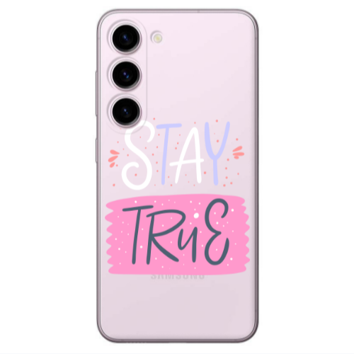 Samsung S23 Stay True Transparent Silicone TPU Θήκη