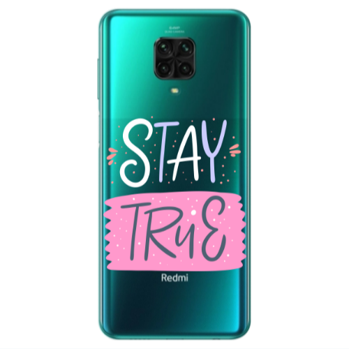 Xiaomi Redmi Note 9S Stay True Transparent Silicone TPU Θήκη