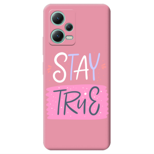 Xiaomi Redmi Note 12 Pro 5G Stay True Pink Colored Silicone TPU Θήκη