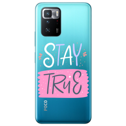 Xiaomi Poco X3 GT Stay True Transparent Silicone TPU Θήκη