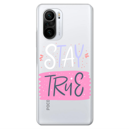 Xiaomi Poco F3 Stay True Transparent Silicone TPU Θήκη