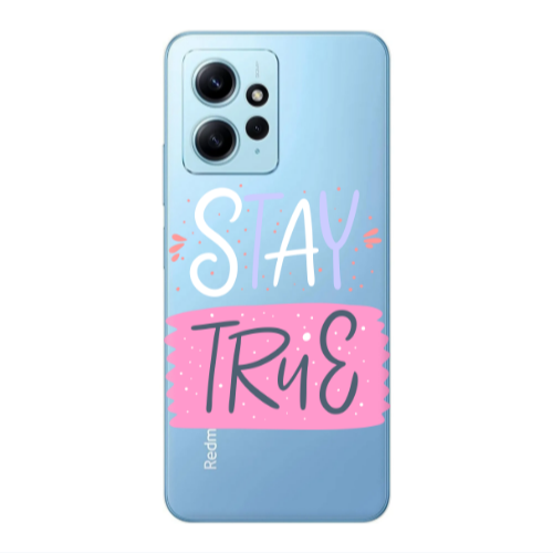 Xiaomi Redmi Note 12 4G Stay True Transparent Silicone TPU Θήκη