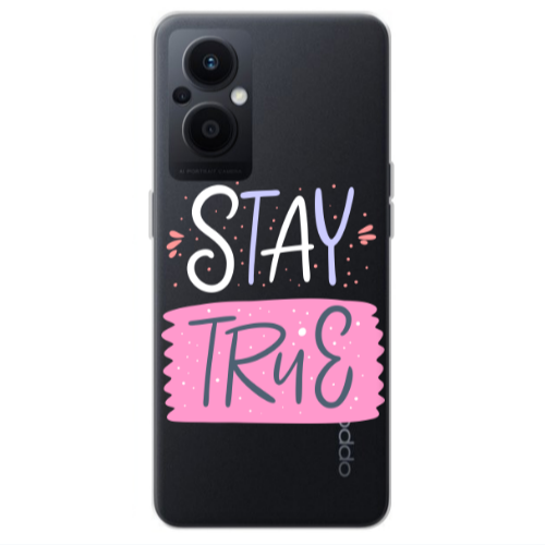 Oppo Reno 7 Lite Stay True Transparent Silicone TPU Θήκη