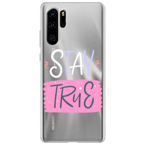Huawei P30 Pro Stay True Transparent Silicone TPU Θήκη