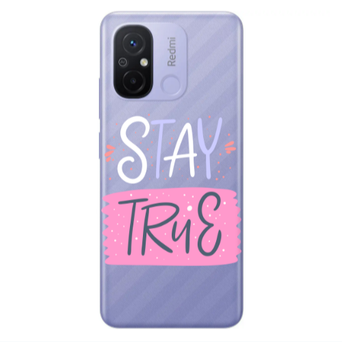Xiaomi Redmi 12C Stay True Transparent Silicone TPU Θήκη