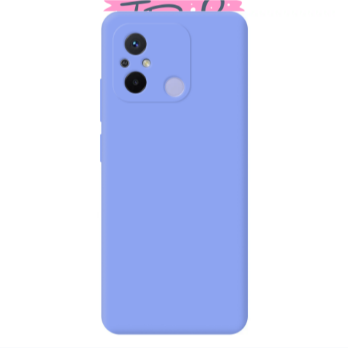 Xiaomi Redmi 12C Stay True Light Purple Colored Silicone TPU Θήκη