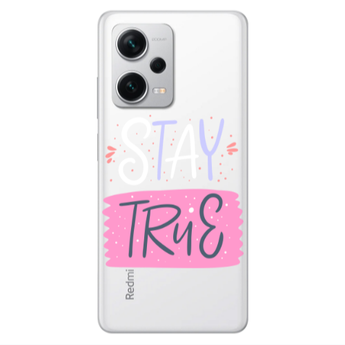 Xiaomi Redmi Note 12 5G Stay True Transparent Silicone TPU Θήκη