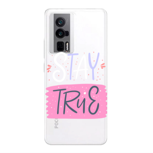 Xiaomi Poco F5 Pro Stay True Transparent Silicone TPU Θήκη