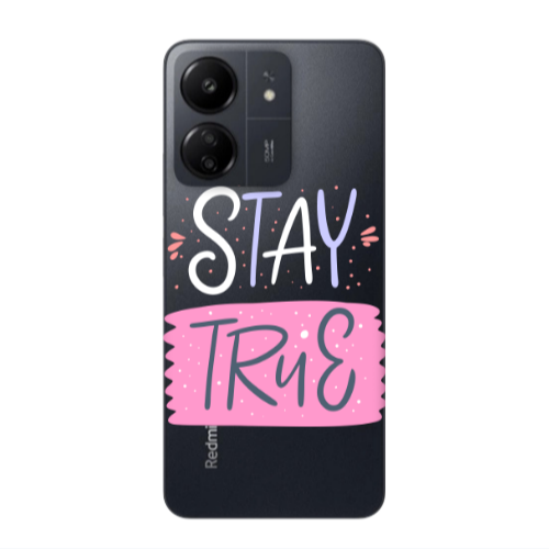 Xiaomi Redmi 13C Stay True Transparent Silicone TPU Θήκη