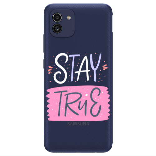Samsung A03 Stay True Transparent Silicone TPU Θήκη