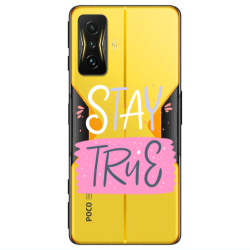 Xiaomi Poco F4 Gt Stay True Transparent Silicone TPU Θήκη