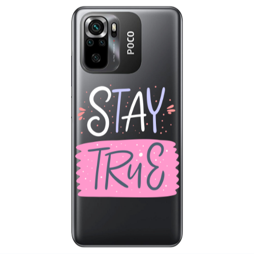 Xiaomi Poco M5 s Stay True Transparent Silicone TPU Θήκη