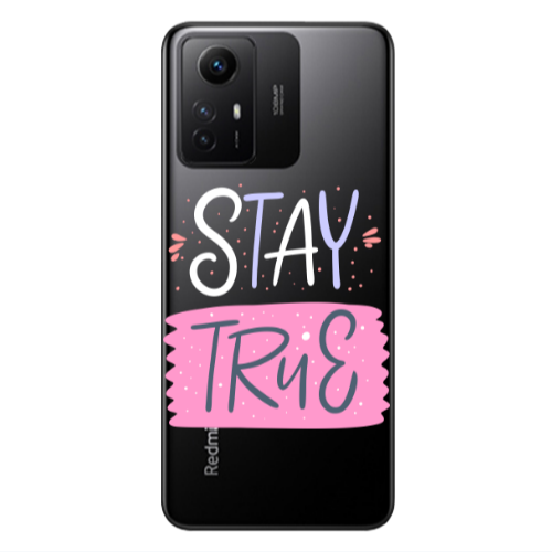 Xiaomi Redmi Note 12s Stay True Transparent Silicone TPU Θήκη