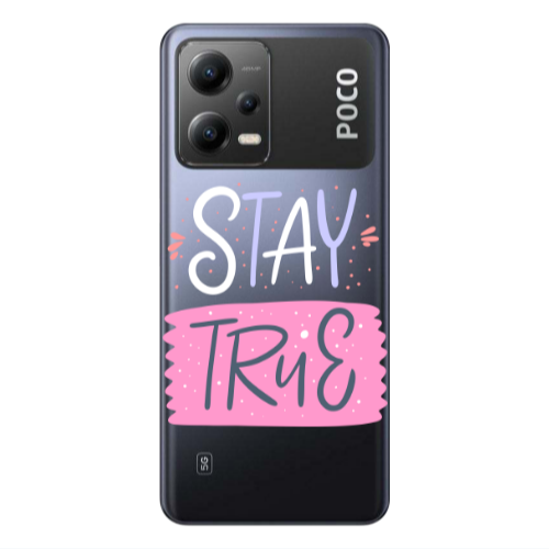 Xiaomi Poco X5 Stay True Transparent Silicone TPU Θήκη